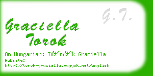 graciella torok business card